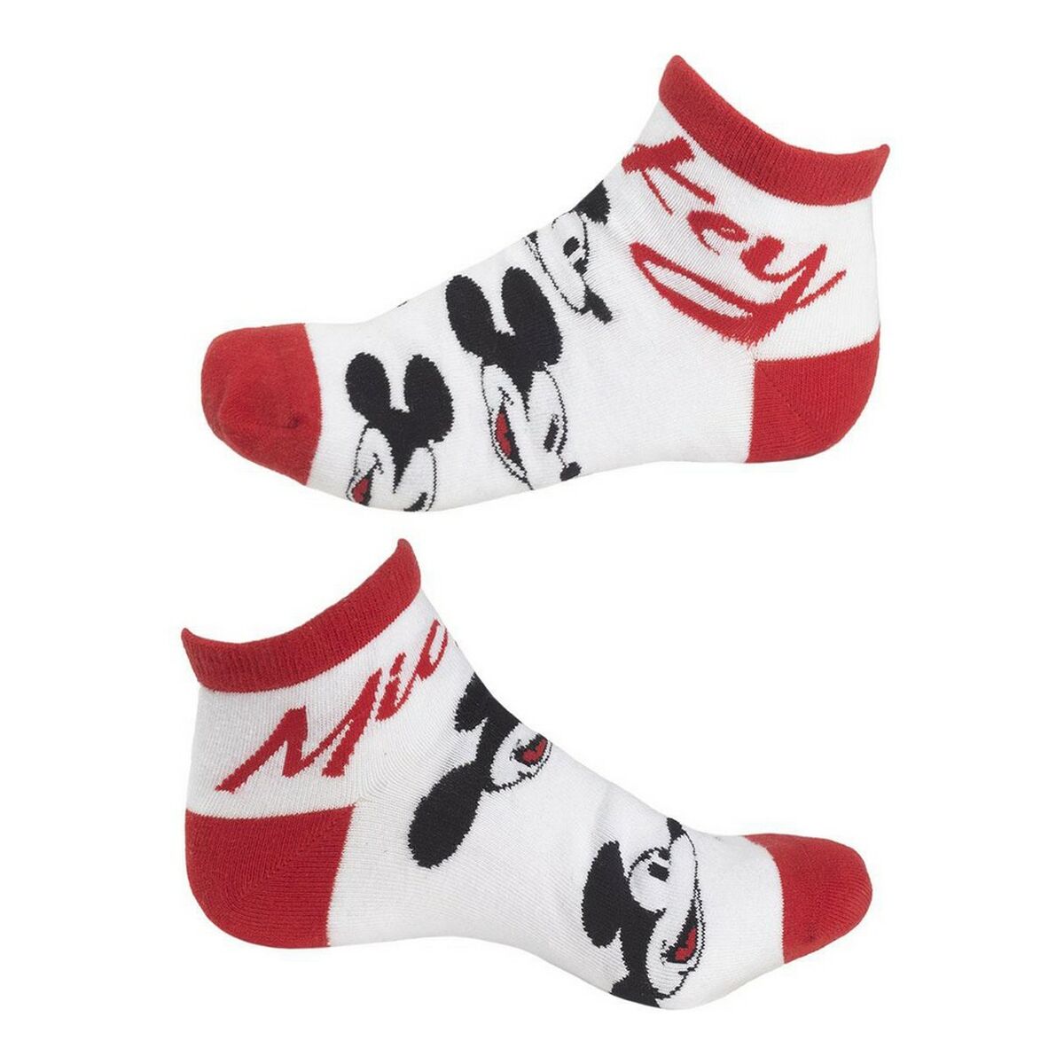 Nogavice Mickey Mouse Uniseks 3 parov